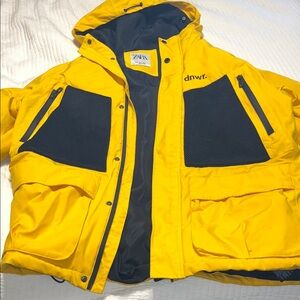 Rare Zara DNWR Yellow and Black Men's Jacket